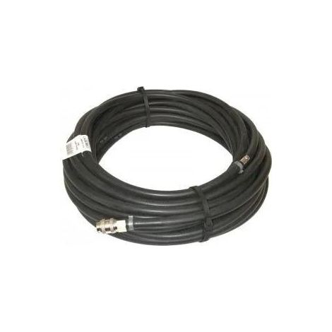 Tubo aria lacme 20 metri nero PVC rinforzato flessibile