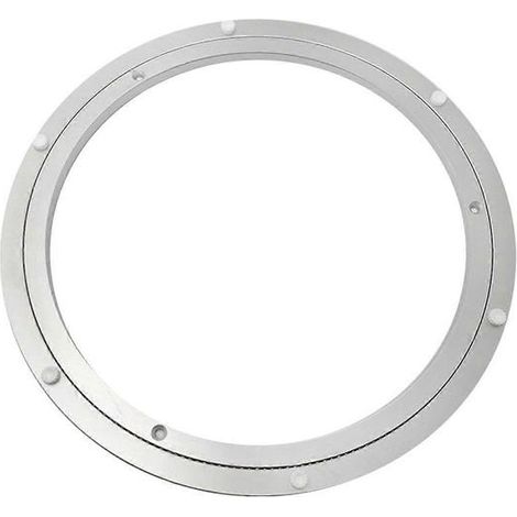 Plateau tournant en aluminium à roulement à billes avec rotation fluide, robuste et durable, pivotant et silencieux pour meubles (50 cm) (1/5)