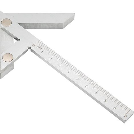 Centième Carré 100x70mm Gabarit de Centrage Pointeur pour Barre Ronde Traceur de Centre (1/5)
