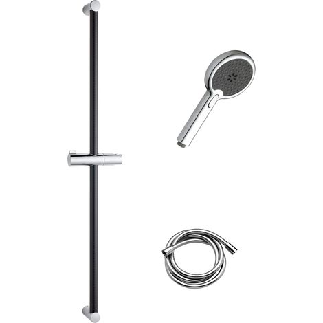 Presto Kit ducha Carbono con accesorios Carbono 2 funciones