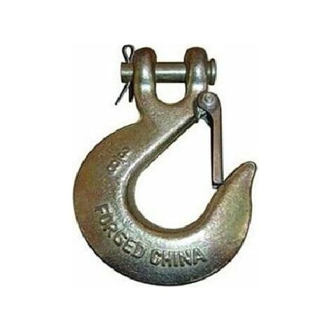 Crochet à chape 3/8'' PN047 – Charge maximale 6000Kg – Mécanisme de pêne verrouillage G43 – Pour chantiers humides (1/3)