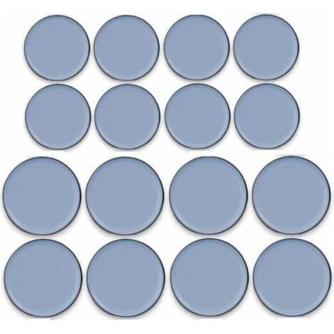 Set mit 16 selbstklebenden Teflon-Möbelgleitern – Größen 25 mm und 30 mm – Gleiter für Hartböden – Geräuschdämpfung und Schutz (1/5)