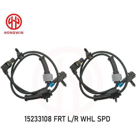 Capteur de vitesse de roue ABS avant gauche et droit 15233108 / 15037208 pour Chevrolet Avalanche Silverado Casillac Escalade GMC Yukon Sierra (2 pièces) (1/5)