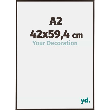 yd. - Cadre photo A2 42x59.4 - Anthracite - Plastique - Evry