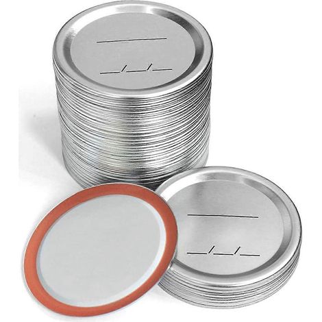 80 pièces large ouverture couvercles conserves bocal couvercles conserves Ball Split type couvercles anti fuite 86mm (1/5)