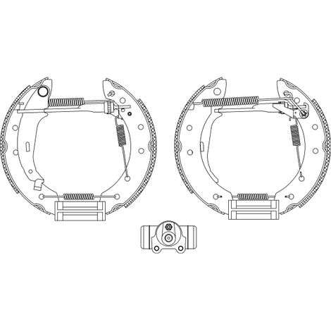 Jeu de mâchoires de frein Textar 84048000 PEUGEOT 4241J1 4241J5 4251J5