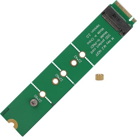 Adaptateur M.2 Ssd Clé B Vers Interface B+M - Carte De Test Et Protection - Pour Disque Dur Ngff Sata - 1 Pièce (1/5)