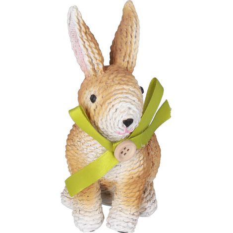 Sculpture de lapin en résine, imitation lapin, ornement écologique et durable pour la maison et la chambre à coucher. Lapin B (1/5)