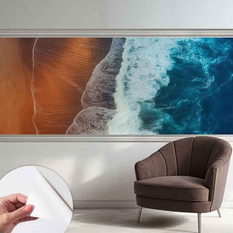 Fototapete Selbstklebend - Wandtattoo - leicht anzubringen - Wandverkleidung Meeres-Symbiose 250x104 cm (1/5)