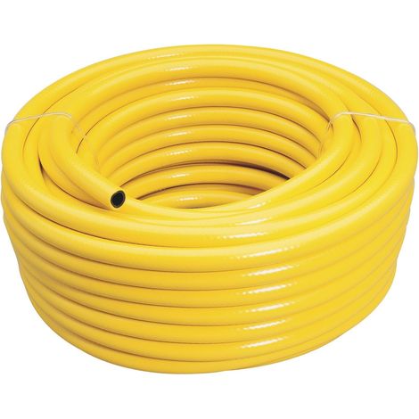 56314 gelber Gartenschlauch 30 m, Schlauchdurchmesser 12 mm mit Universalanschluss (1/5)