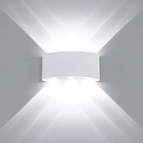 Applique Murale LED - 8 W - Étanche IP65 - Aluminium Aéronautique - Pour Intérieur et Extérieur - 1 Pièce (1/5)