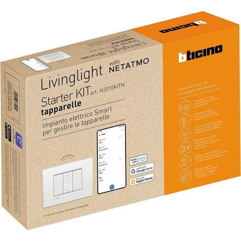 Starter Kit per gestire fino a 5 tapparelle BTicino Light N2010KITN (1/3)