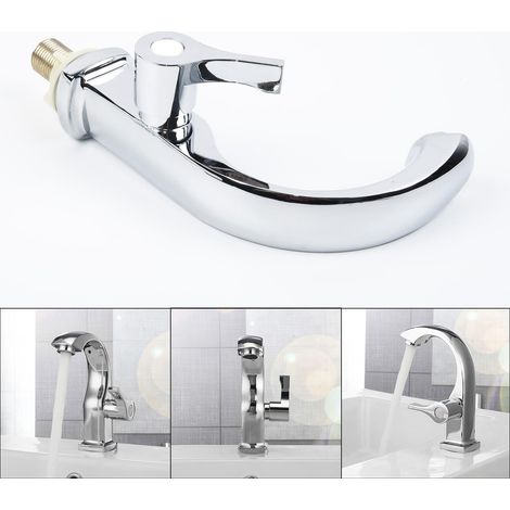 Robinet de lavabo, 175 mm, cuivre, chromé, eau froide, surélevé (1/5)