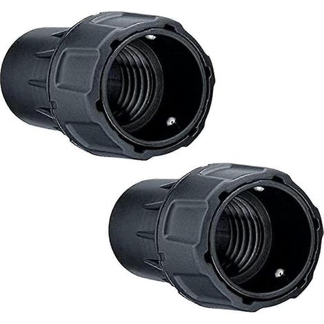 Deux connecteurs multifonctions universels rapides DWV9000, compatibles avec divers outils tels que les dépoussiéreurs et les tuyaux d'aspirateur. (1/5)