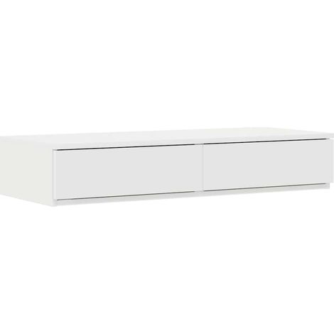 Maison Exclusive - Cassetti per letto Bianco 75 x 36,5 x 16,5 cm Legno multistrato
