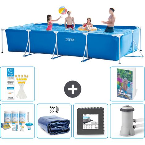 Rechteckiger Frame Pool - 450x220x84 cm - 7-teilig S59