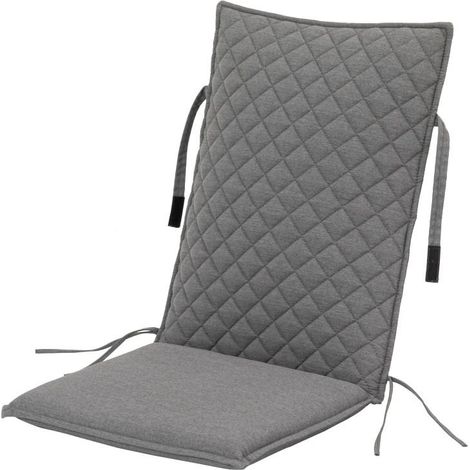 Primaster Allwetter Auflage mit wetterfestem Bezug in grau Auflage (1/2)