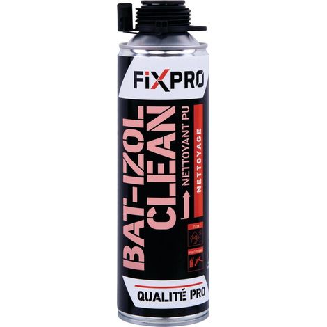 Nettoyant mousse polyuréthane - Bat-izol clean - Fixpro - Vendu à l'unité (1/4)