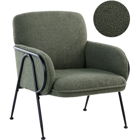 Sessel TRYSNES Bouclé Grün (1/5)