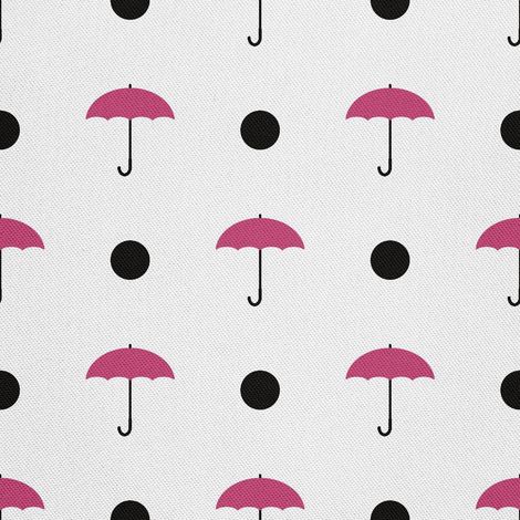Outdoor dekostoffe oxford - Motiv rosa Regenschirme (1/5)