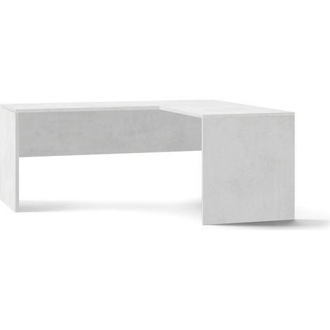 Scrivania design angolare sinistro ufficio studio Simply Extra SX - Bianco