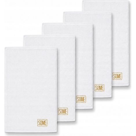 Serviettes de qualité supérieure blanches 30 x 50 cm, 800 g/m² BTW0480AA, lot de 5 (1/5)