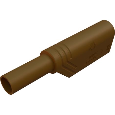 Hirschmann Test & Measurement LAS S WS Sicherheits-Lamellenstecker Stecker, gerade Stift-Ø: 4 mm Bra