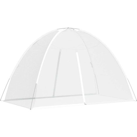 Moustiquaire mongole avec portes 220 maille blanc 200x120x130cm (1/5)