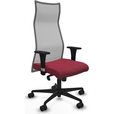 Silla de Oficina Albacete Piqueras y Crespo B1C036N Granate