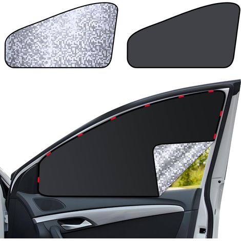 Pare Soleil Voiture Rideau Voiture pour Bloquer Les Rayons UV et la Chaleur, Magnétique, pour Fenêtre Latérale, 2pcs (1/5)