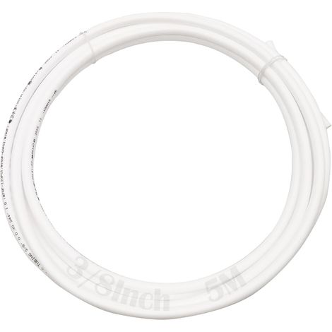 Fridge Hose, 3/8 Inch PE Tube, Refrigerator Tube (OD: 1 cm), Water Hose for Reverse Osmosis Systems, Water Filters, Refrigerators (1/5)