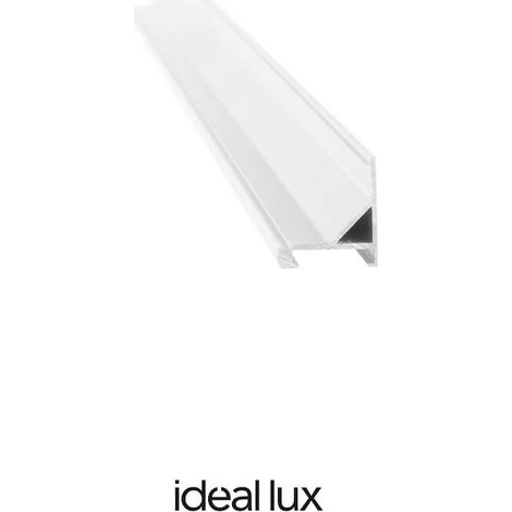 Profilo Ang Tondo Slot Alluminio-Materie Plastiche Bianco 200Cm D16X16 (1/5)