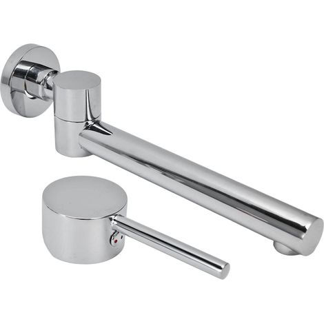 RYSH Mélangeur d'évier, mélangeur de Bain Froid Chaud G / 2 avec Cuisine d'hôtel mâle à vis en cuivre Chrome. (1/5)