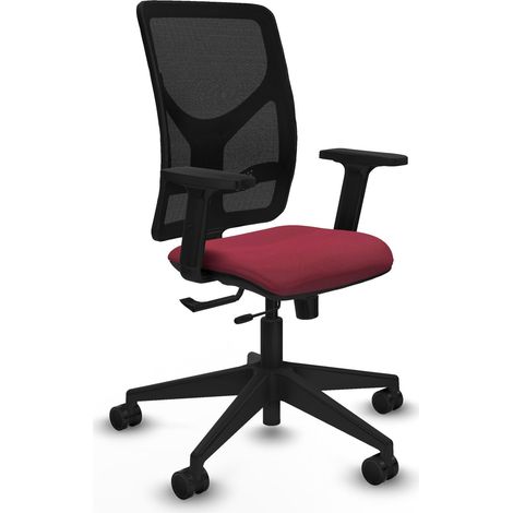 Silla de oficina piqueras y crespo Motilla negro soporte lumbar ajustable (1/2)