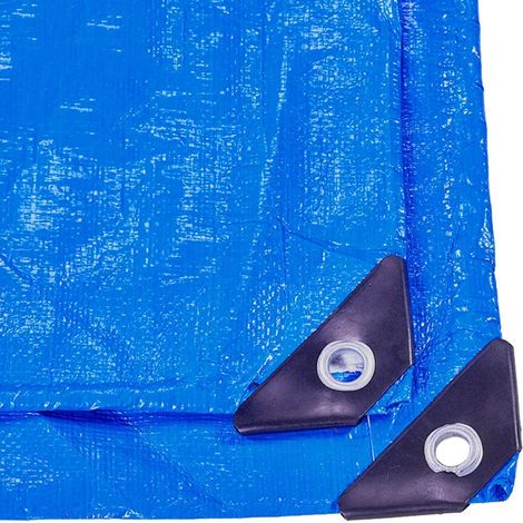 Auvent renforcé 180 grammes 8 x 10 m Bleu (1/5)