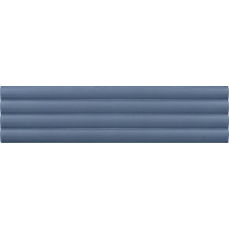 Carrelage mural faïence effet relief RYTHM 20x5cm 20x5cm Cloud Banyan blue - Mat - boîte de 0.38 m2 20 x 5 cm Cloud Banyan blue - Mat - boîte de 0.42