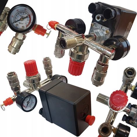 Pressostat de puissance pour compresseur 380V 400V triphasé (1/5)