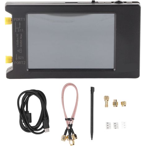 Analyseur de réseau vectoriel HF VHF UHF, écran tactile LCD 4 pouces, testeur d'antenne avec port USB (1/5)