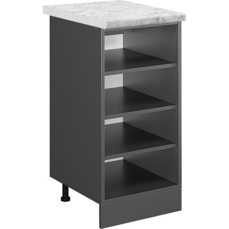 Küchenregal R-Line, Anthrazit, 40 cm AP Marmor, Vicco (1/5)
