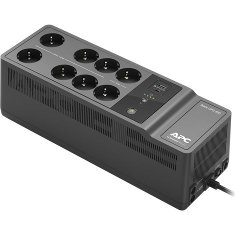 APC BE850G2-GR Unterbrechungsfreie Stromversorgung (USV) Standby (Offline) 0,85 kVA 520 W 8 AC-Ausgänge (1/3)