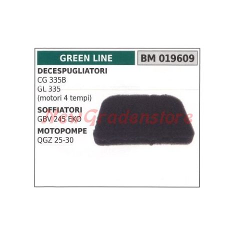 Filtro de aire desbrozadora GREEN LINE motor soplador 019609