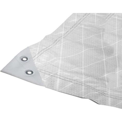 Faithfull 120GSM0604W Tough-Tarp Tarpaulin White 6 x 4m FAITARPTT64W