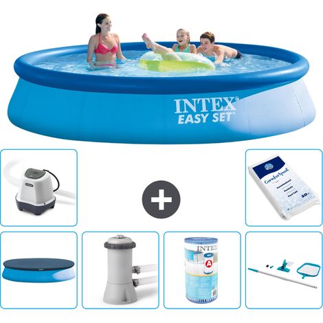 Intex Piscine Easy Set Ronde - 396x84 cm - 7-pièces  S30693 (1/5)