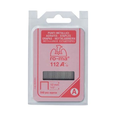 Punti per fissatrice meccanica - Specifiche: M. 114AP cf. 5000 pz