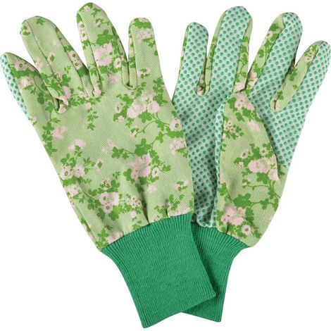 Gartenhandschuhe mit Rosengrün