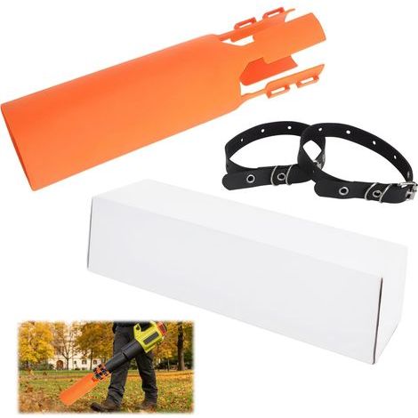 Amplificatore d'aria per soffiatore per foglie, accessorio per soffiatore, ugello di prolunga, potenziatore di flusso d'aria per la pulizia di grondaie e terrazze in giardino, punta in plastica ABS ar (1/5)