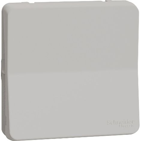 Schneider MUR39027 Mureva Styl – Drucktaster – modular – IP55 IK08 – automatischer Anschluss – weiß