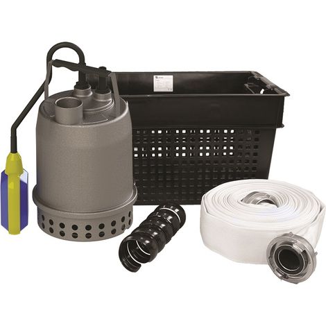 SANISUB Pumpe mit Notfallset tragbares Modell, Edelstahl