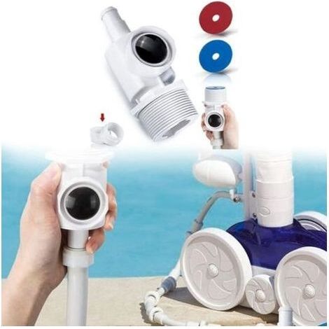 Prise murale UWF pour robots aspirateurs de piscine Compatible avec Polaris 180, 280, 380, 480, 3900 et appareils Zodiac Kit complet pour installation murale (1/5)