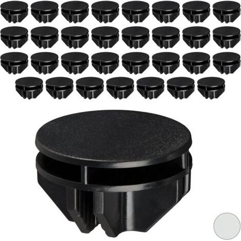 40 Pièce de Fixation Raccord pour Armoire en Plastique 40x pièces cube de rangement, noir, 2,4 x 3,7 cm (1/5)